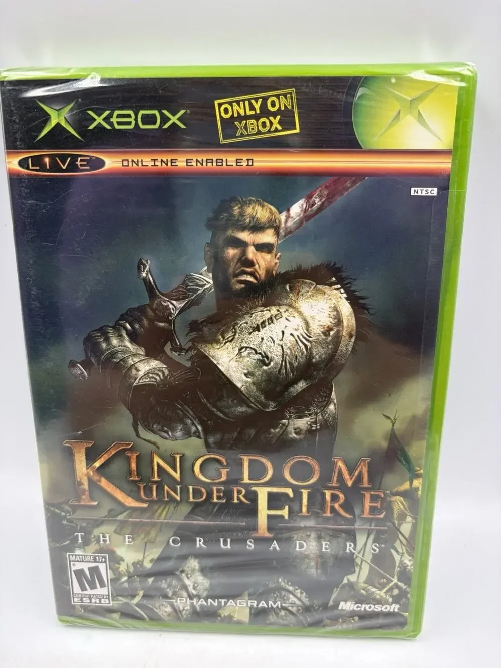 NEW SEALED Kingdom Under Fire: The Crusaders 2004 Microsoft Xbox Video Game